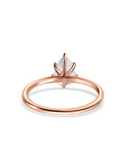 1 Carat Pear Solitaire Diamond Ring