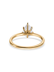 1 Carat Pear Solitaire Diamond Ring