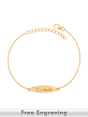 Diamond Look American Diamond Bracelet For Her