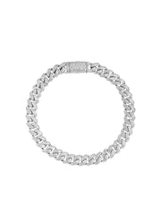 Ornate Timeless Cuban Chain Bracelet