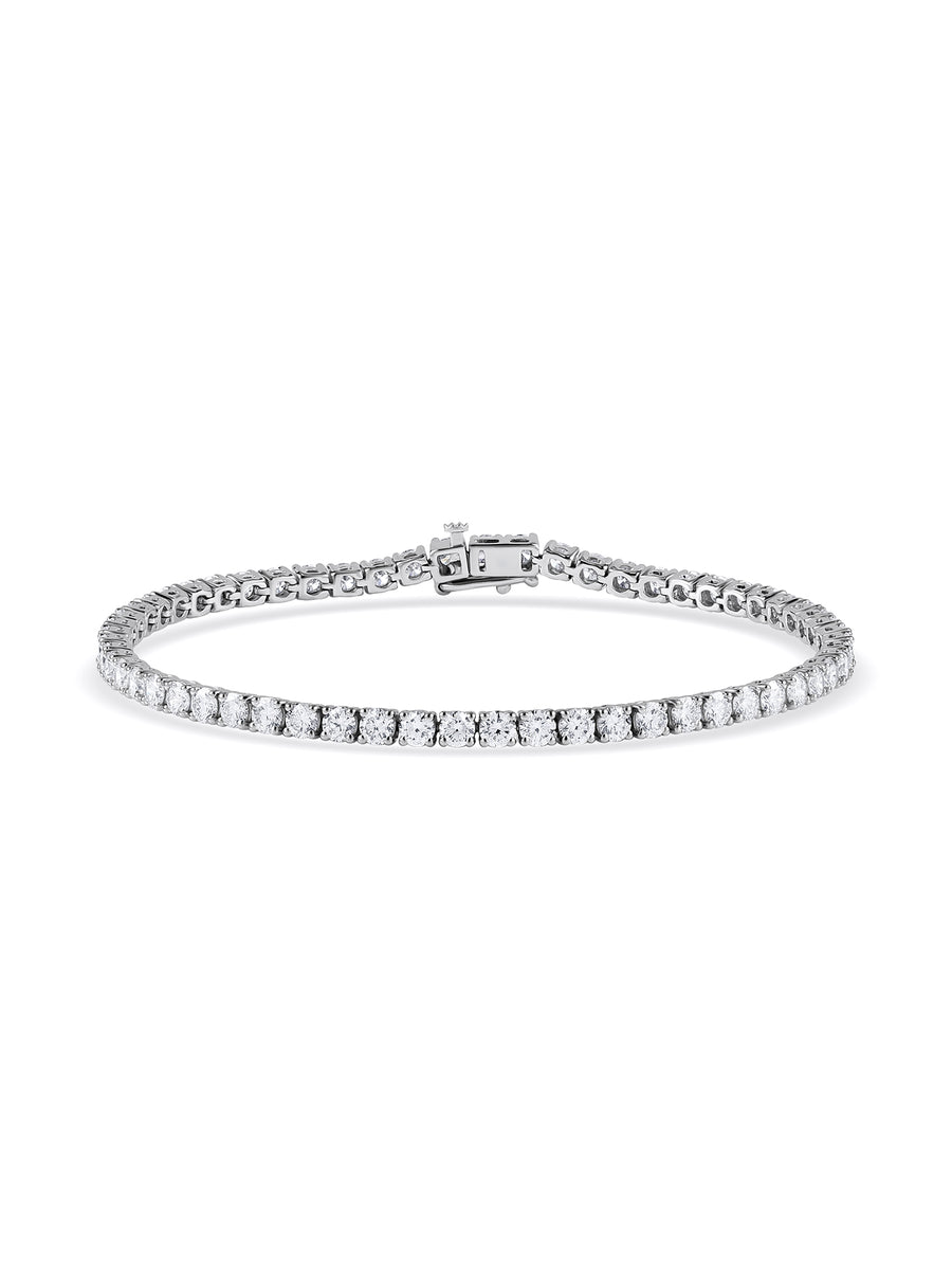 Lab Grown Diamond Gold Tennis Bracelet