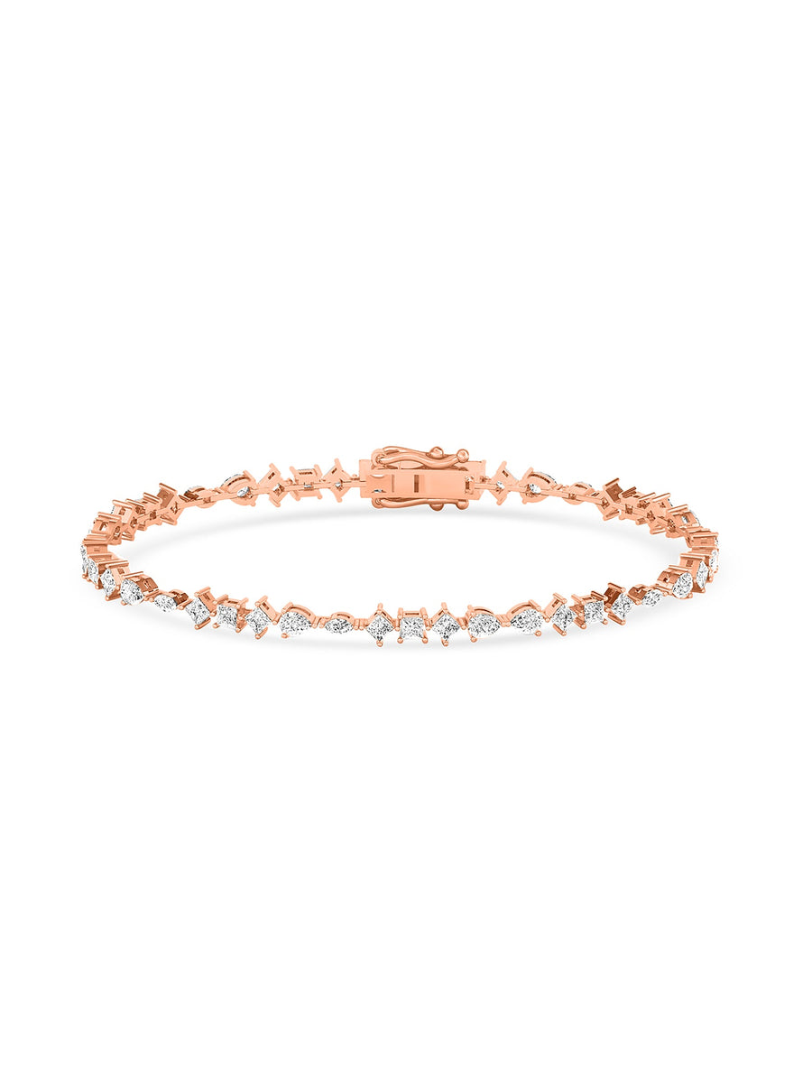 Lab Grown Diamond Line Bracelet