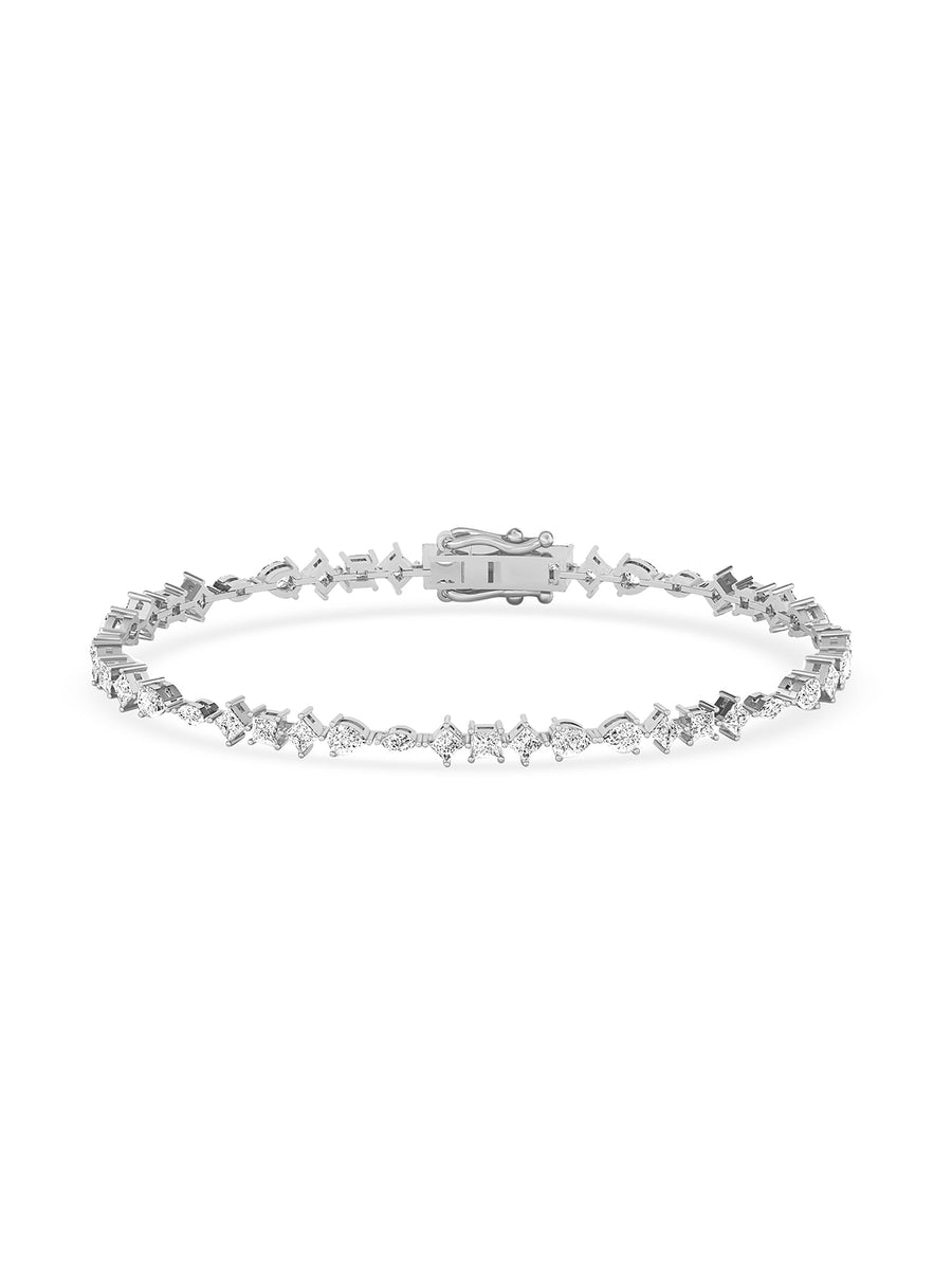 Lab Grown Diamond Line Bracelet