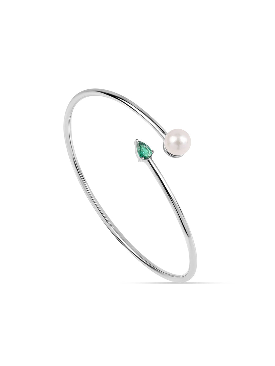 Pearl Emerald Toi Moi Bangle-2