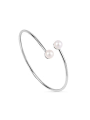 Pure Pearl Cuff Bangle For Women
