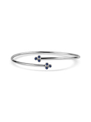Blue Sapphire Cuff Bangle