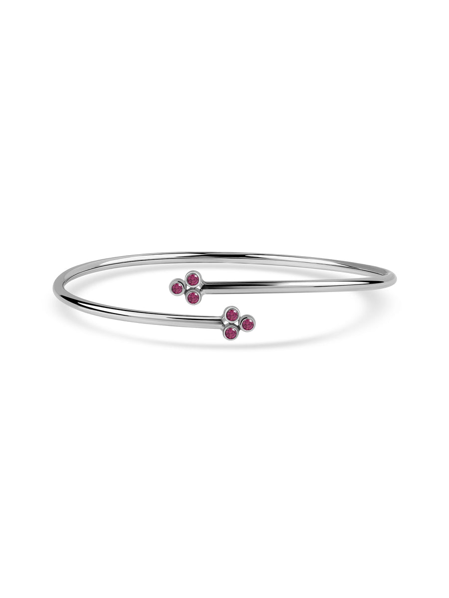 Red Ruby Cuff Bangle