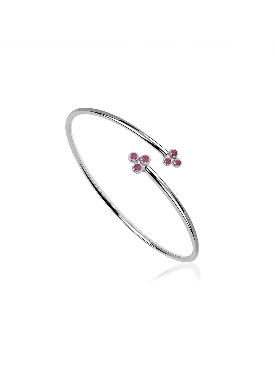 Red Ruby Cuff Bangle