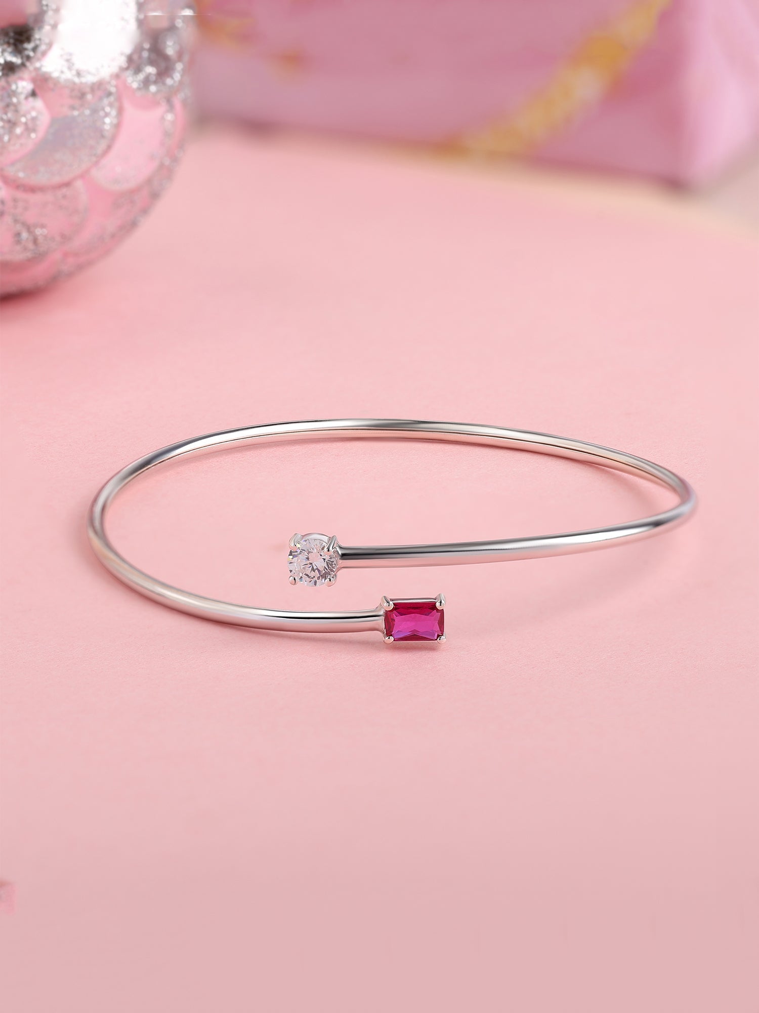 Toi Et Moi Octagon Ruby Bangle