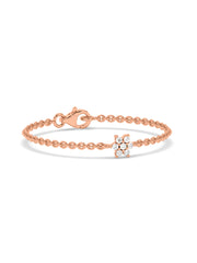 Lab Grown Daisy Flower Diamond Bracelet for Women