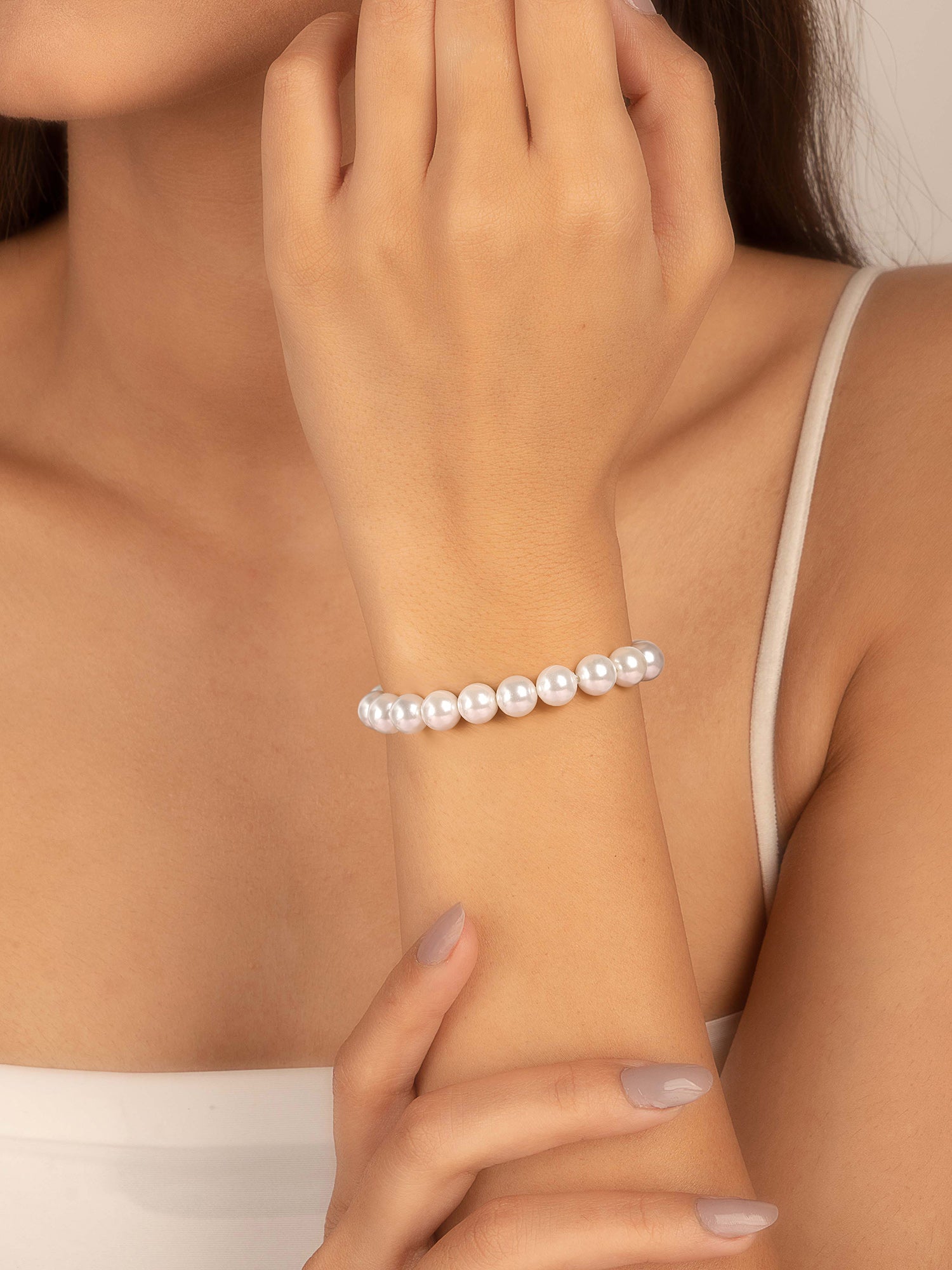 Shell Pearl Beads Bracelet For Women