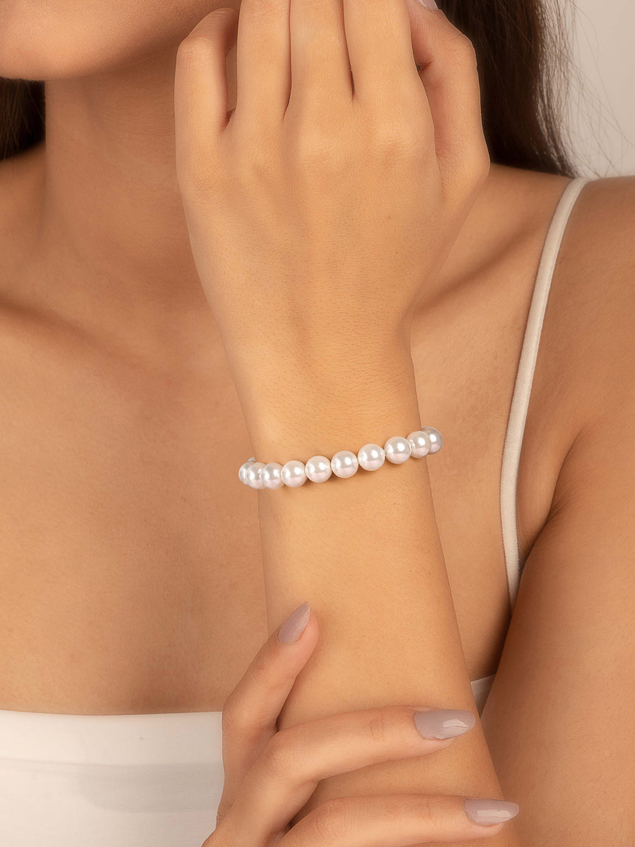 Shell Pearl Beads Bracelet For Women