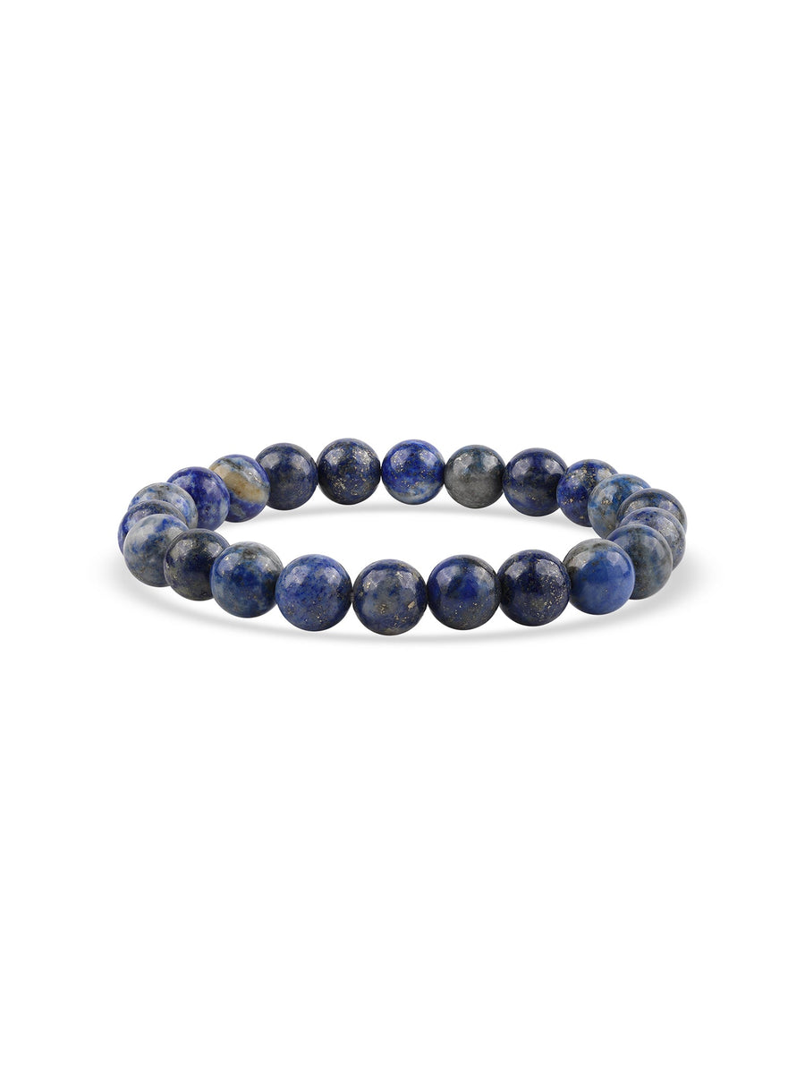 Blue Lapis Beads Bracelet