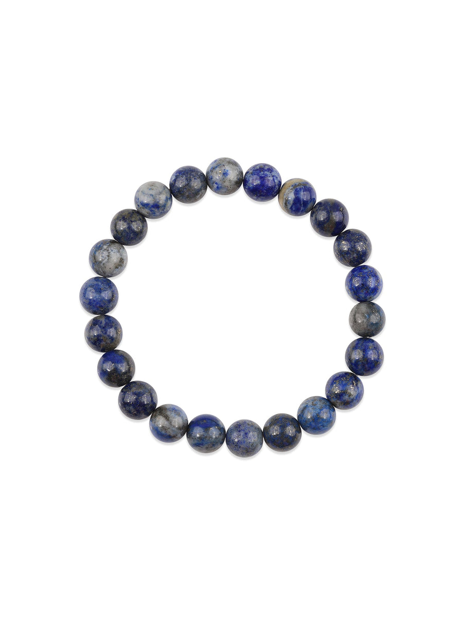 Blue Lapis Beads Bracelet