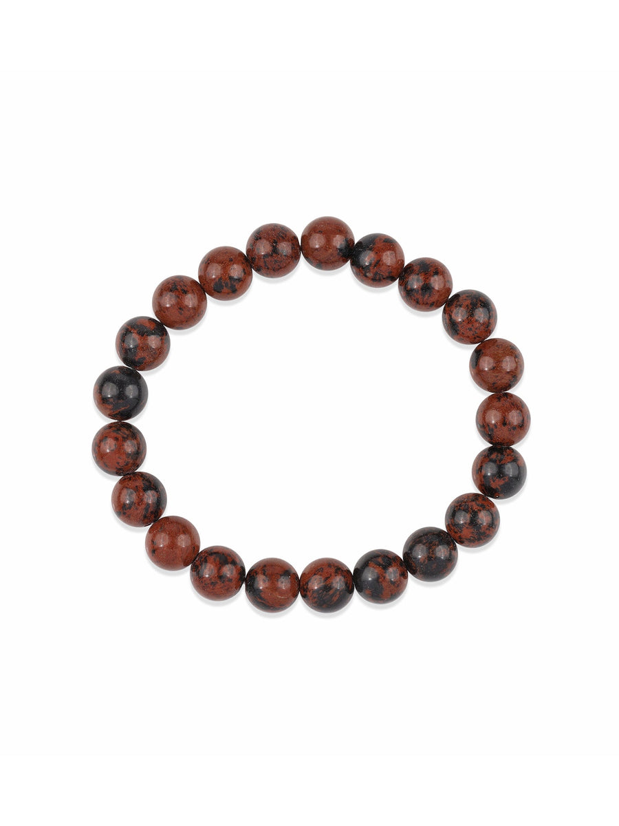 Mahogany Obsidian Beads Bracelet For Personal Power