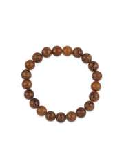 Grey Jasper Beads Unisex Bracelet For Serenity