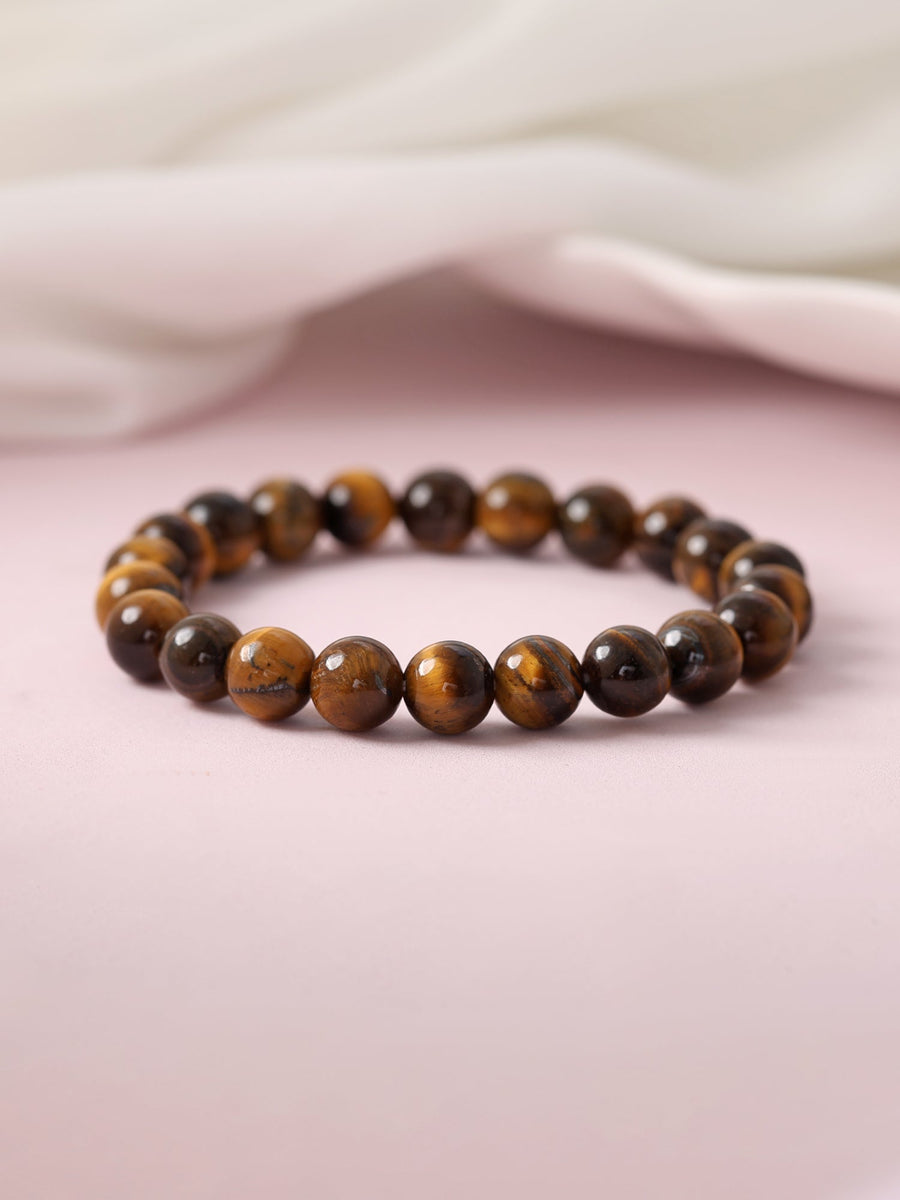 Tiger Eye Beads Bracelet For Protection