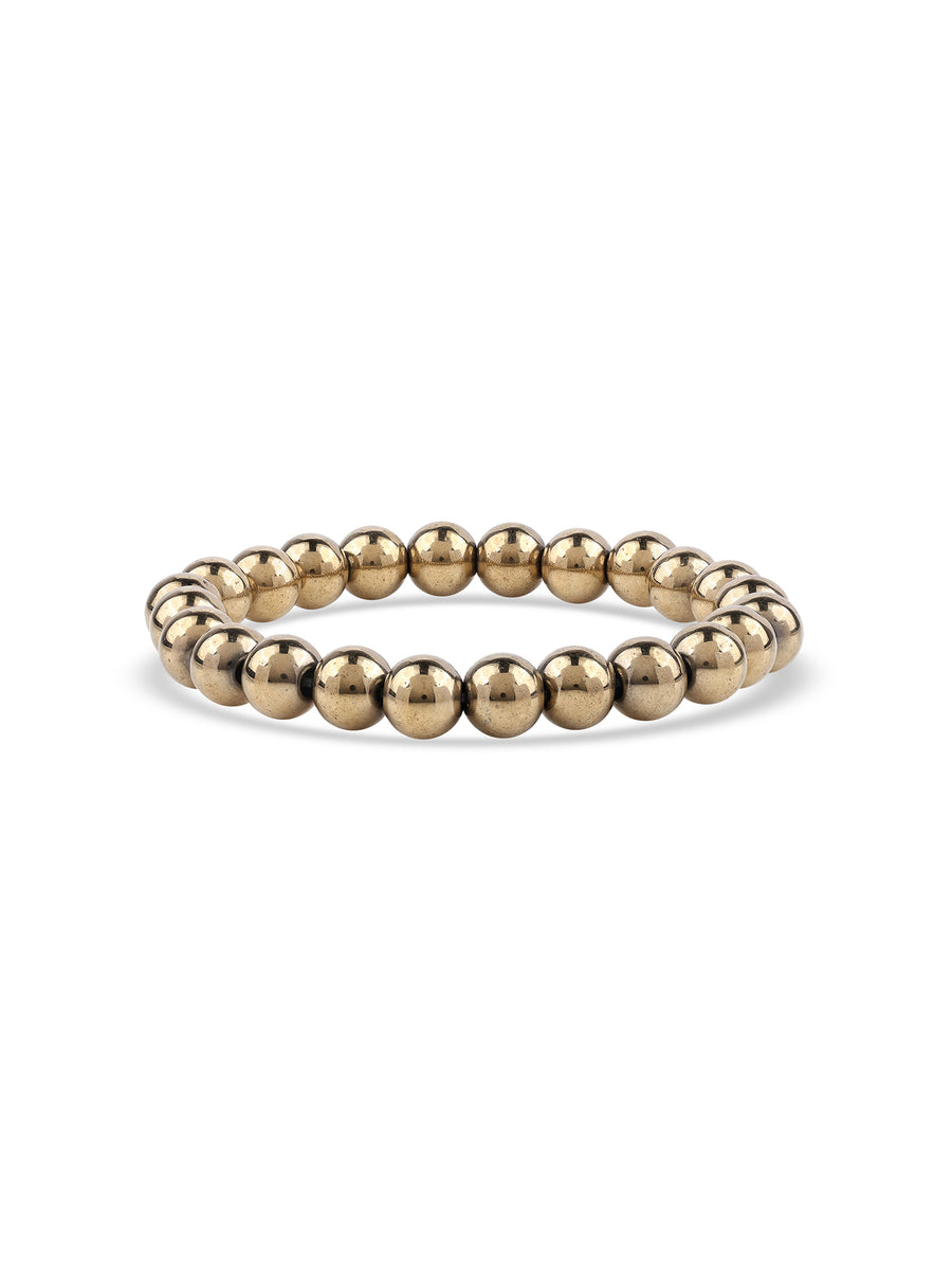 Pyrite Beads Bracelet For Money