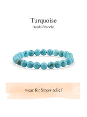 Composite Turquoise Beads Bracelet