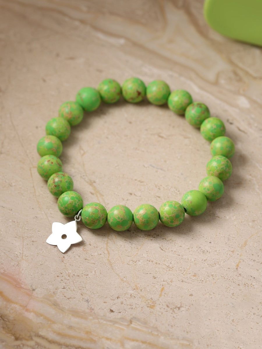 Green Turquoise Charms Healing Bracelet