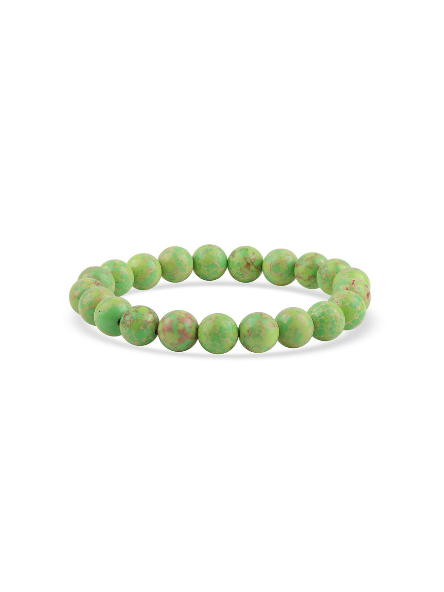 Green Copper Turquoise Beads Bracelet