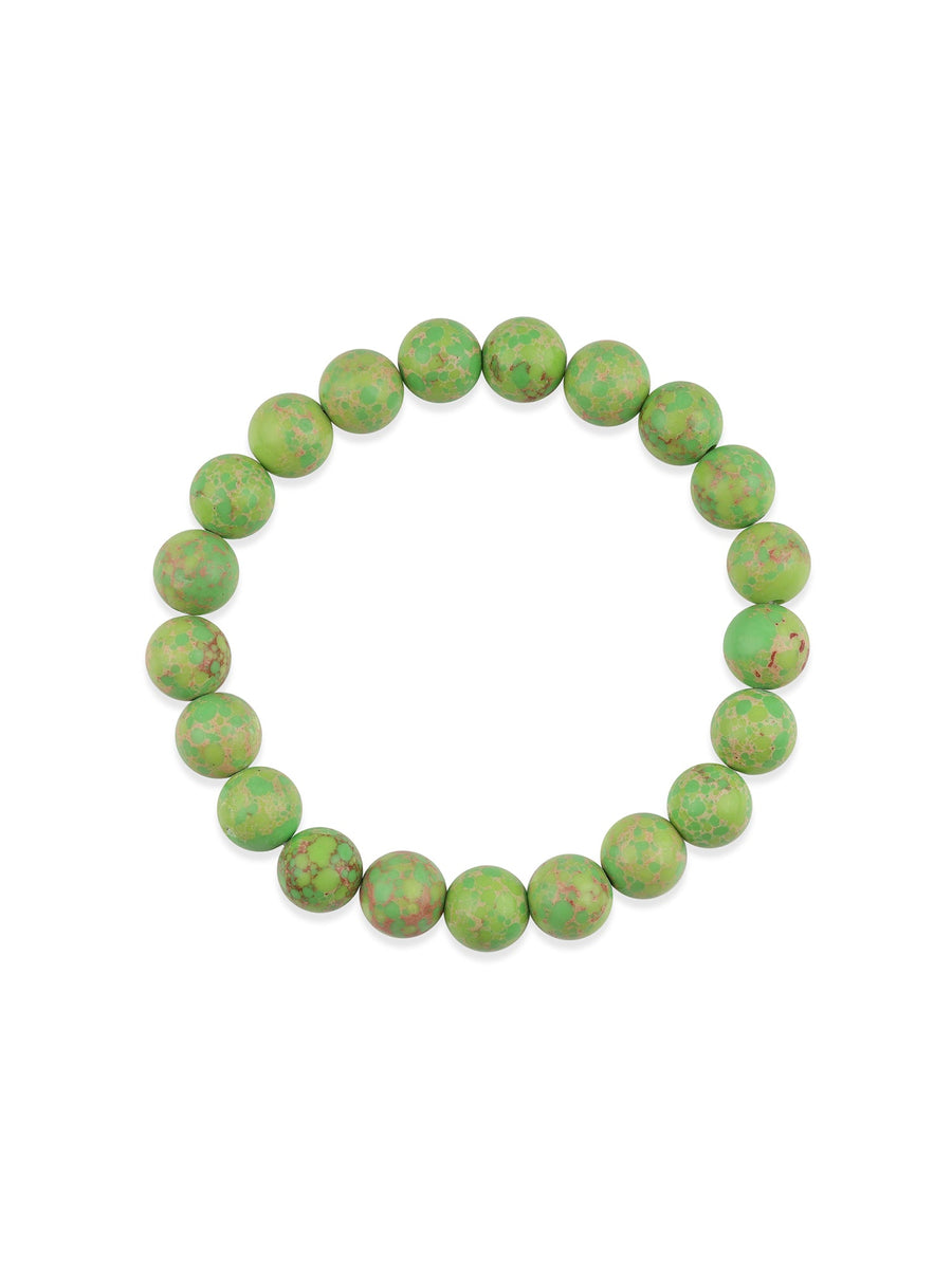Green Copper Turquoise Beads Bracelet