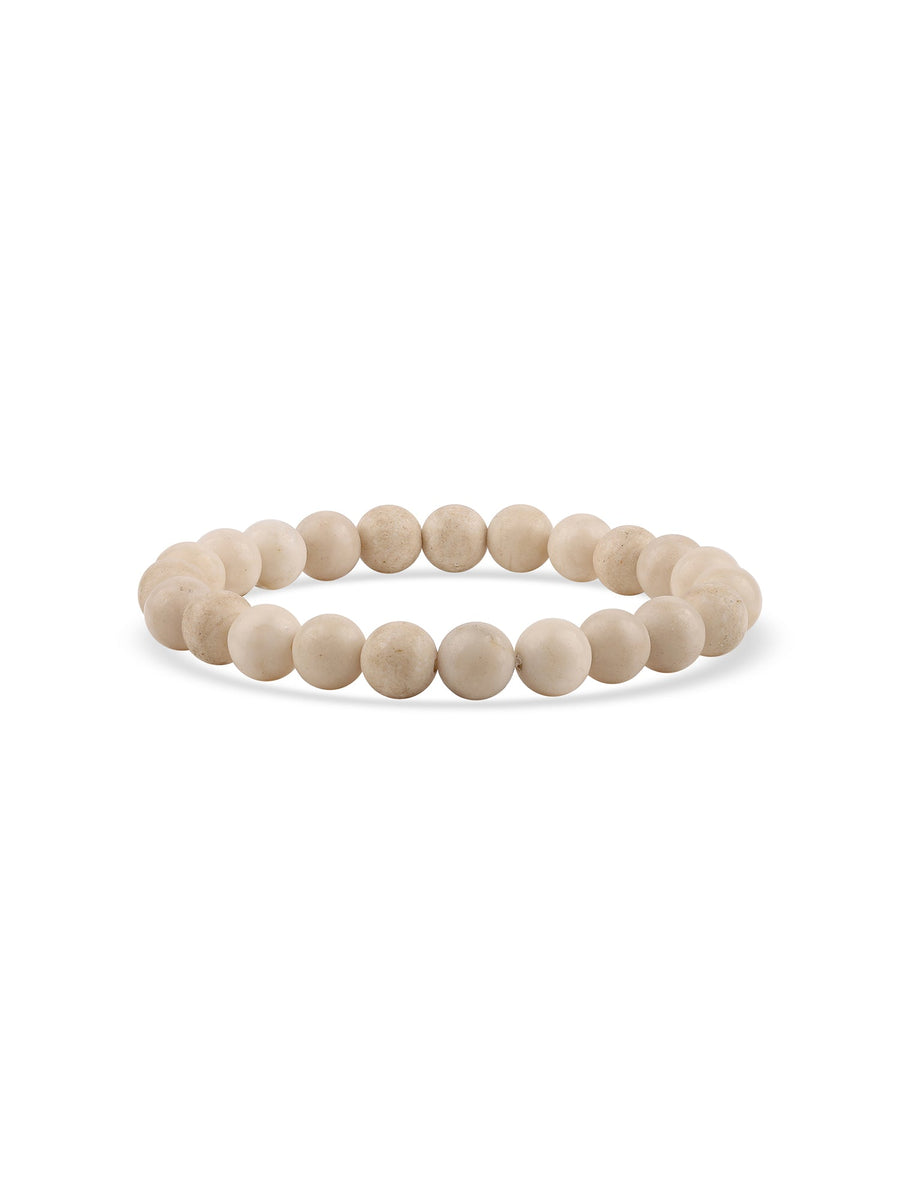 Unisex Riverstone Beads Bracelet