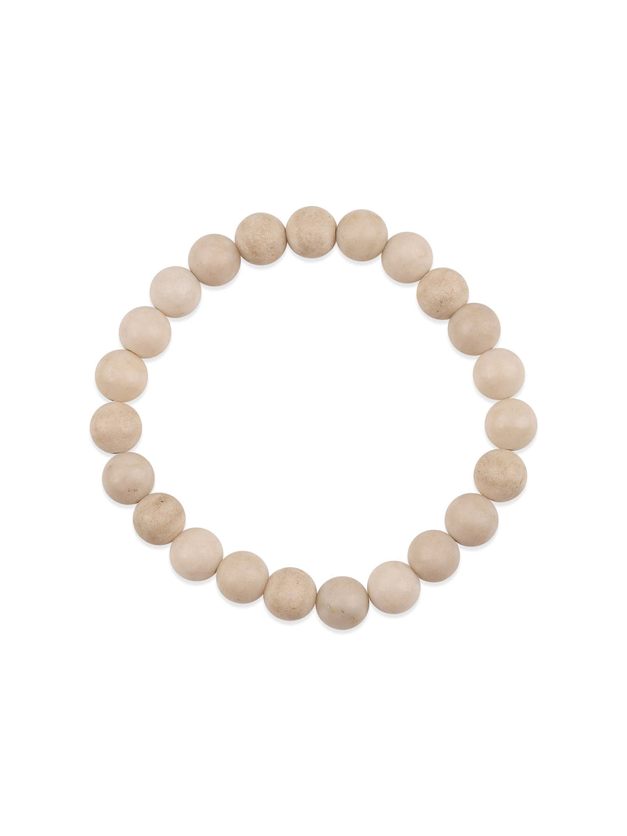 Unisex Riverstone Beads Bracelet