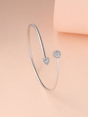 Heart Flex Bangle For Women - Size 2.6
