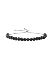 Black Spinel Beads Bracelet