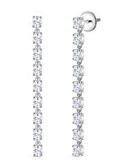 Classy Diamond Look Dangle Earrings for Women