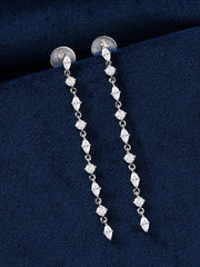 Starry Affair American Diamond Dangle Earrings for Women
