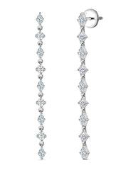 Starry Affair American Diamond Dangle Earrings for Women