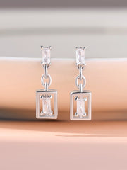 Diamond Look Dangler Earrings For Women