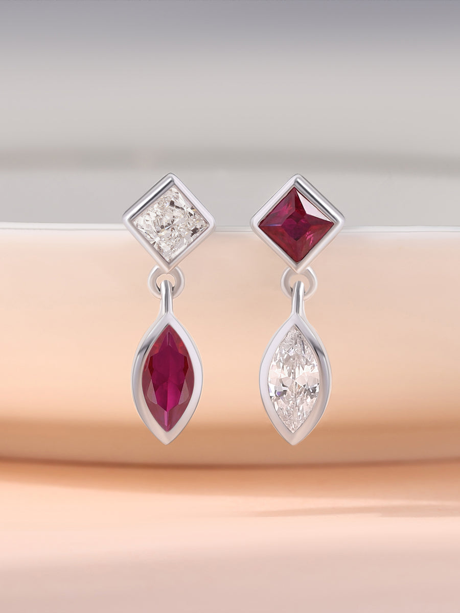 Fire and Ice Earrings For Women