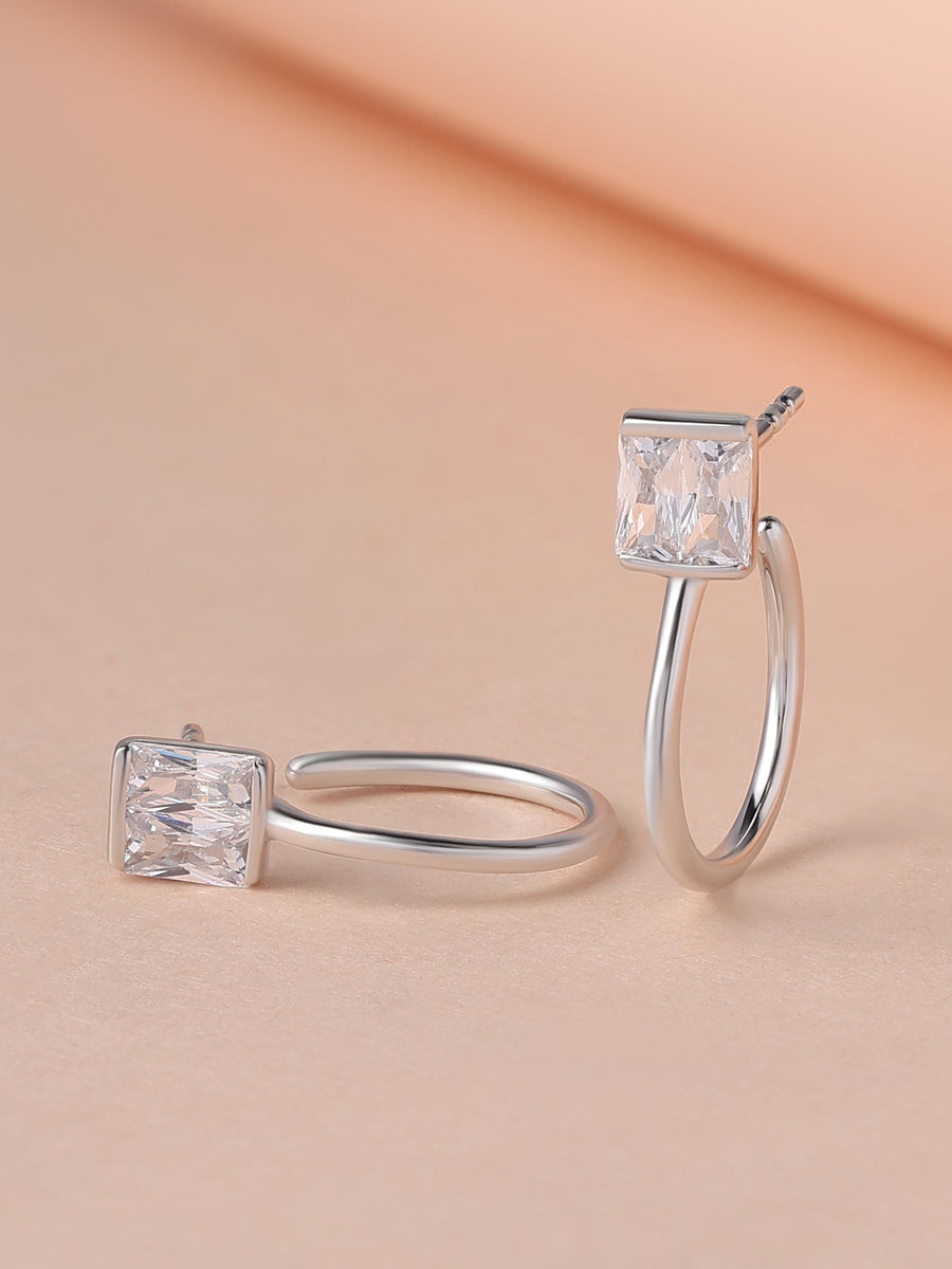 Half Hoop Earrings For Women-2