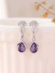 Amethyst Dazzling Earrings For Women