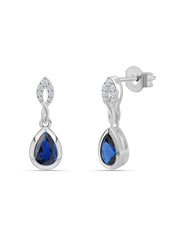 Sapphire Dazzling Earrings For Women-1