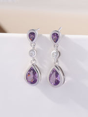 Amethyst Drop Earrings