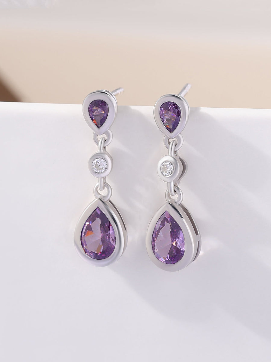 Amethyst Drop Earrings