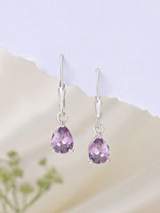 Amethyst Drop Earring For Women