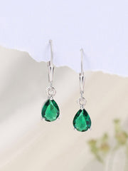 Gorgeous Green Long Earrings For Women