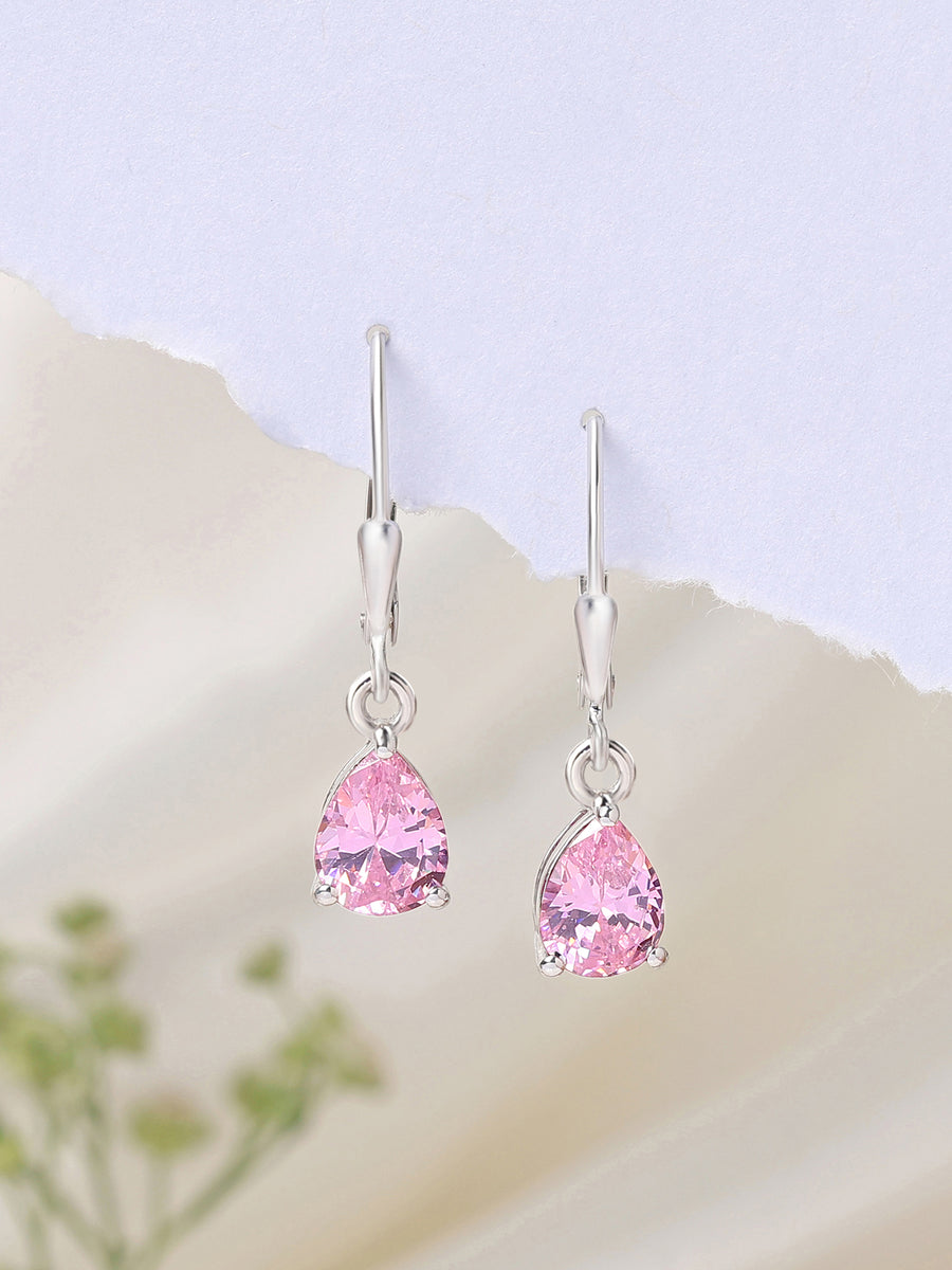 Pretty In Pink Drop Earring For Women