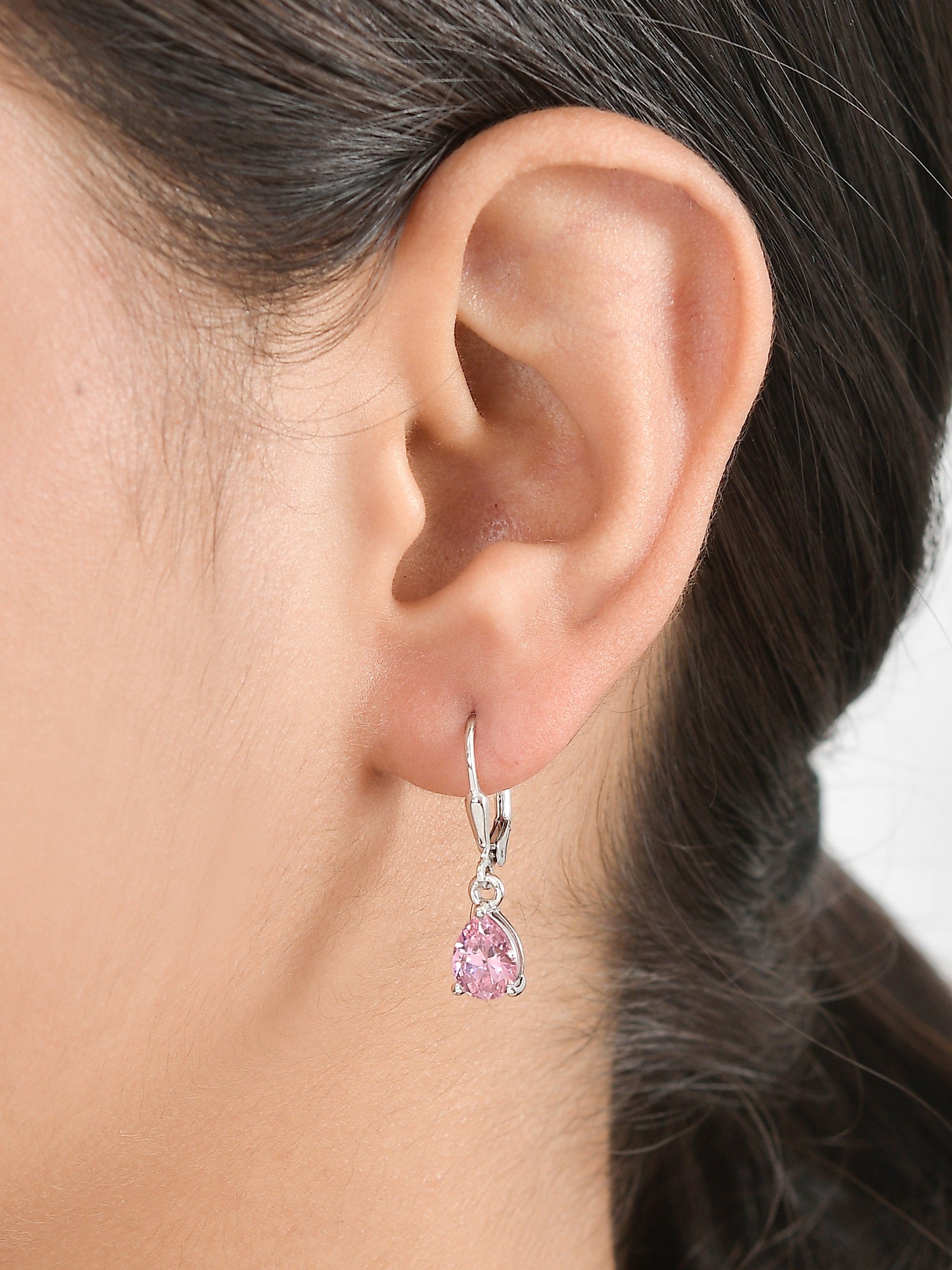 Pretty In Pink Drop Earring For Women