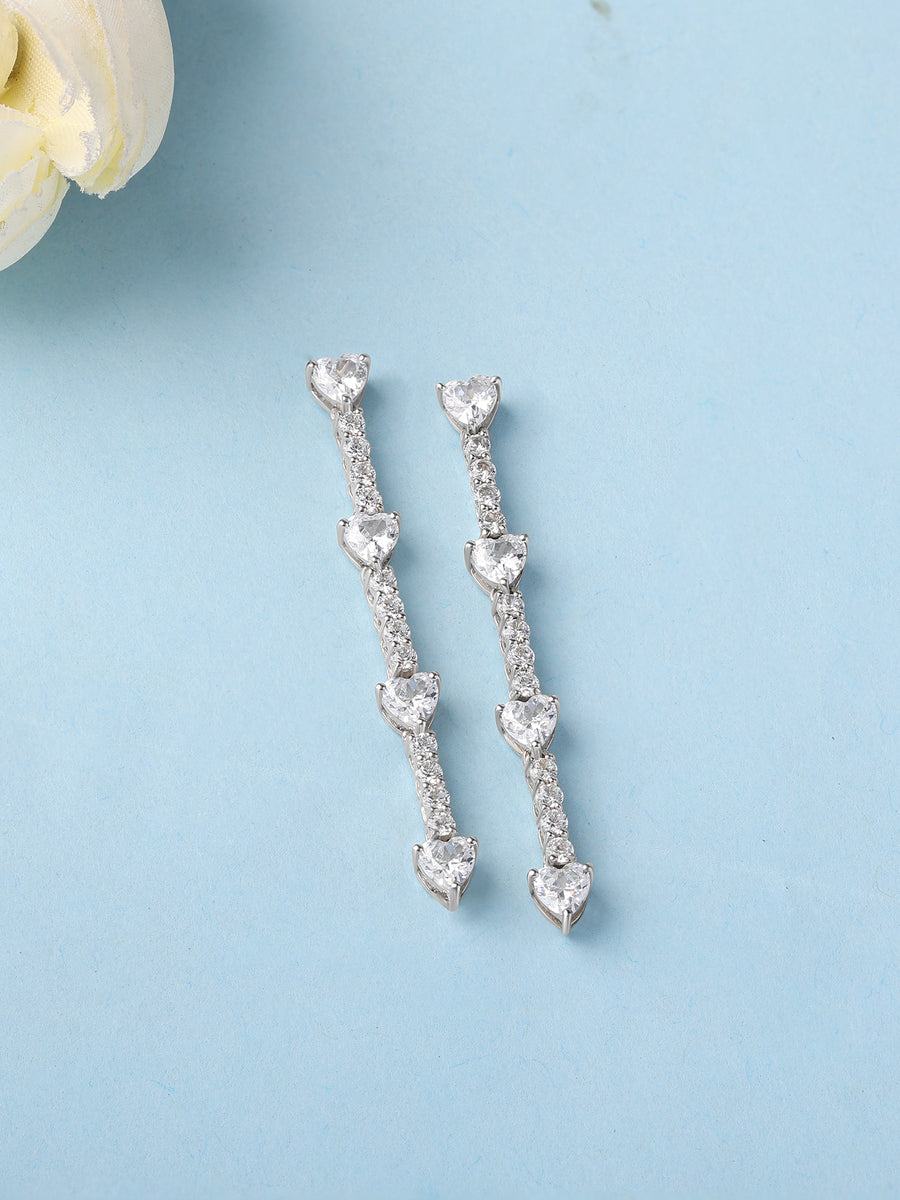 Heart Long Earrings