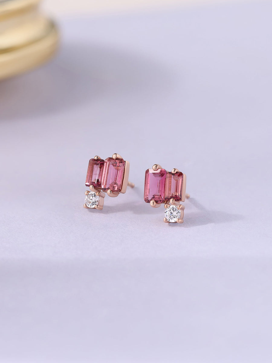 Shades Of Pink Earrings