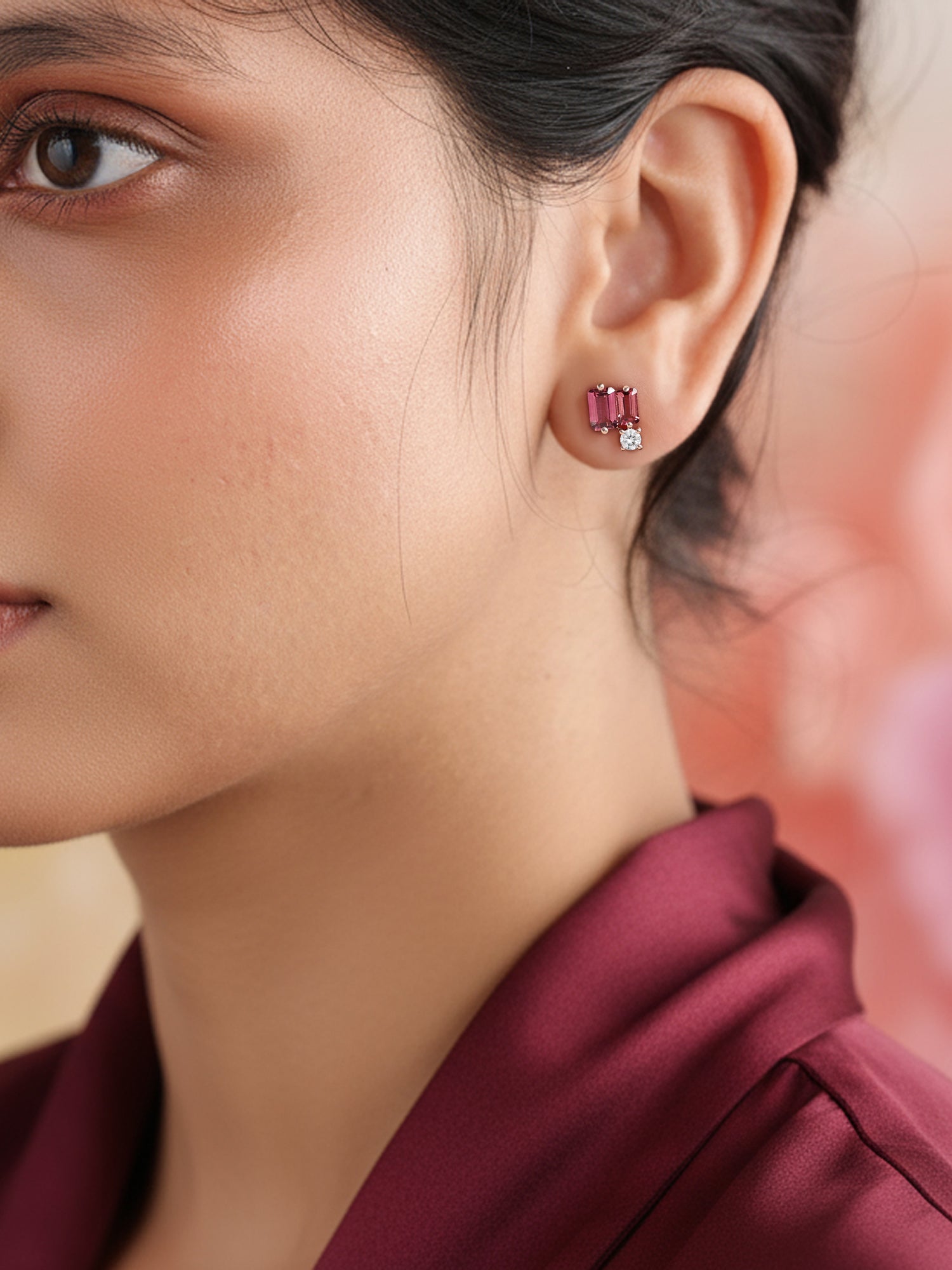 Shades Of Pink Earrings