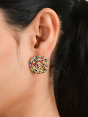 Pops Color Of Life  Gold Earrings For Women