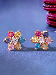 Color Pops Gold Earrings For Women