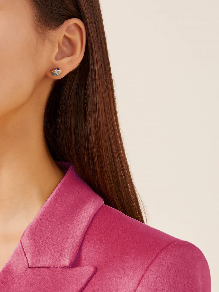 Color Pops Gold Earrings For Women